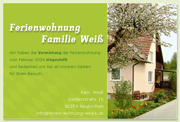 Ferienwohnung Familie Weiß